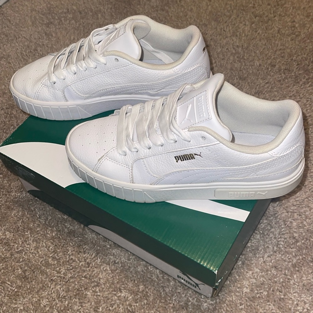 White Puma sneakers